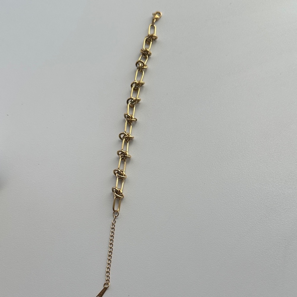 18K Gold PVD Stainless Steel Knot Bracelet